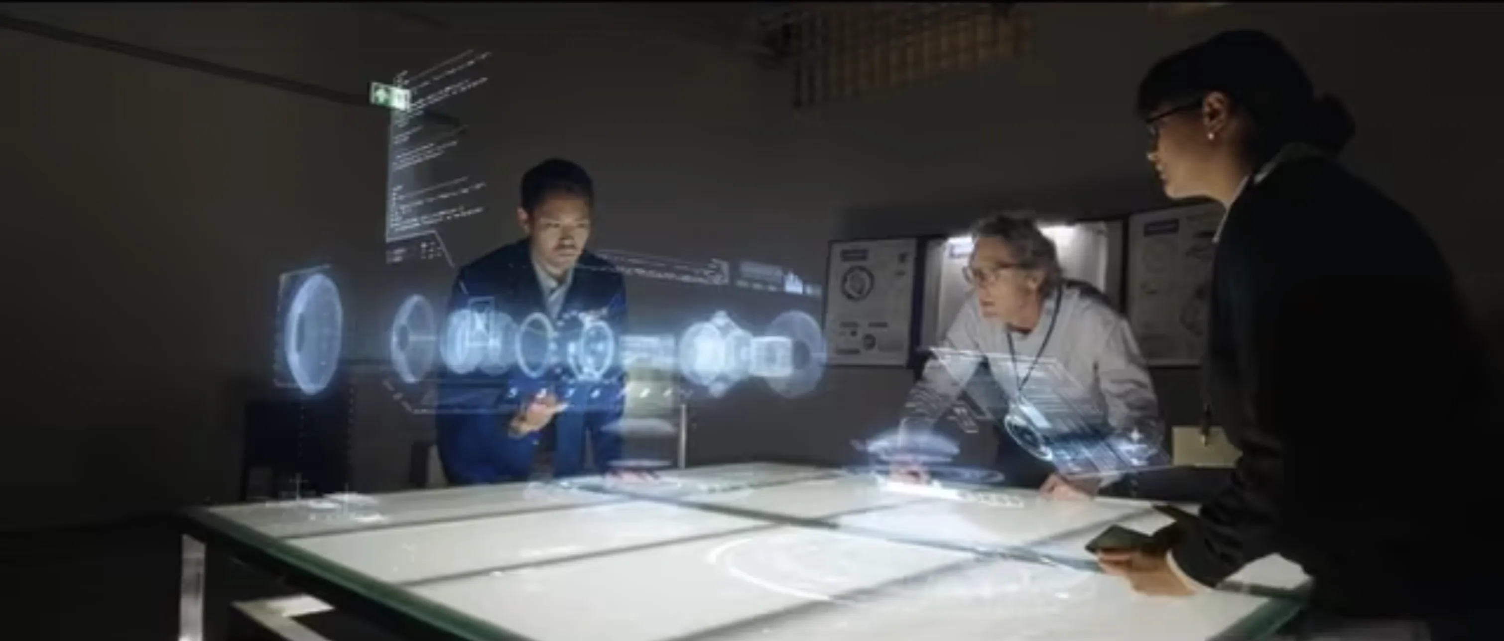 Thumbnail image for the commercial project "Omron - Shaping the future" that I worked on as production designer